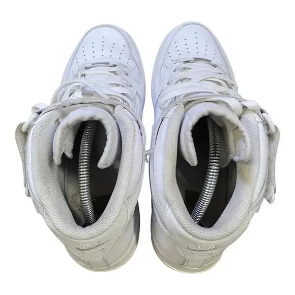 Nike Air Force 1 Mid '07 Men’s Size 9 White Leather Sneakers 315123-111 Vietnam